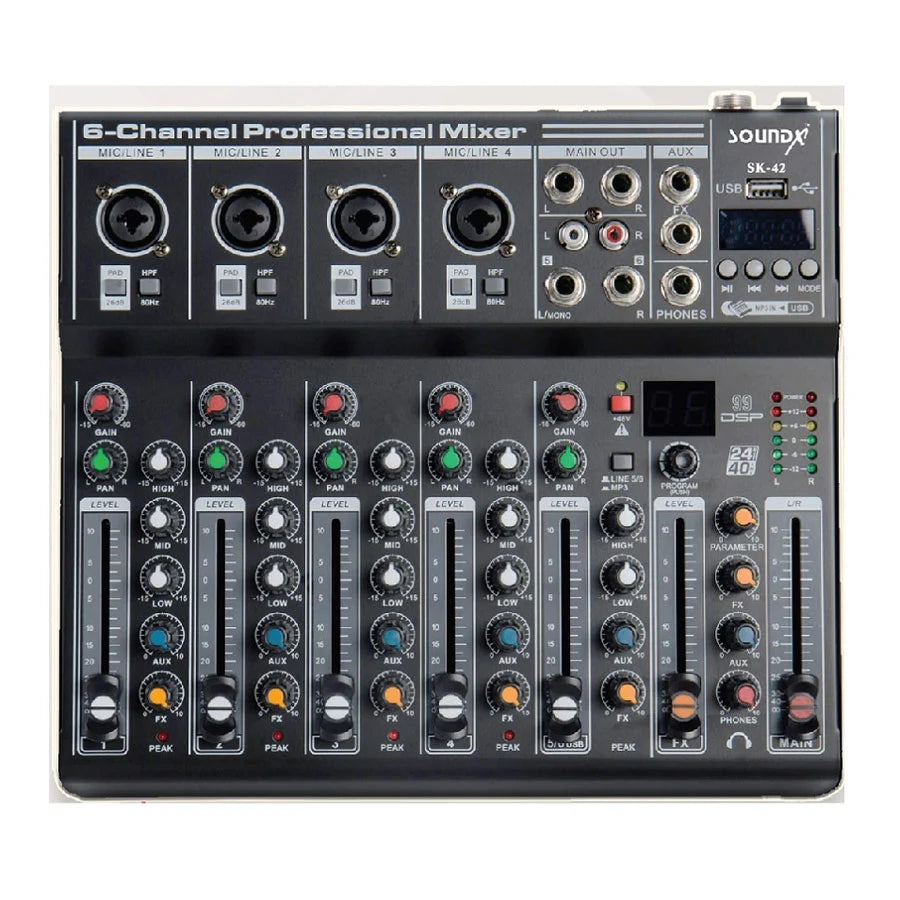 Soundx SK-42 Professional Audio Mixer – ChennaiMusicals
