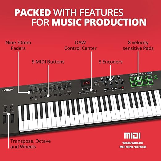 Nektar Impact LX61+ 61-Key – ChennaiMusicals
