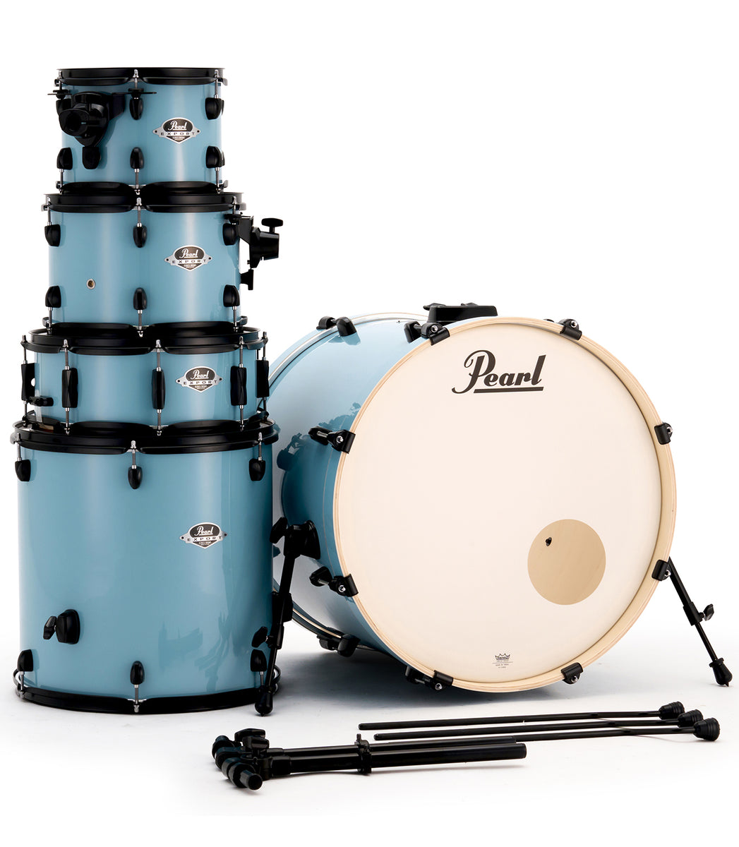 Pearl Export Drum Set 5 Pcs EXX Shell Pack -Daphne Blue EXX725SPN