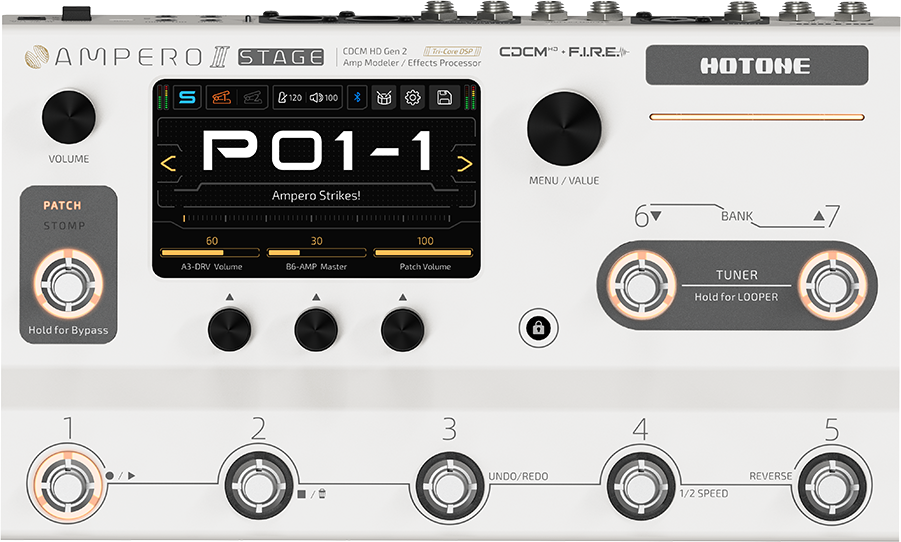 Hotone Ampero 2 Stage MP-380 Guitar Processor – ChennaiMusicals