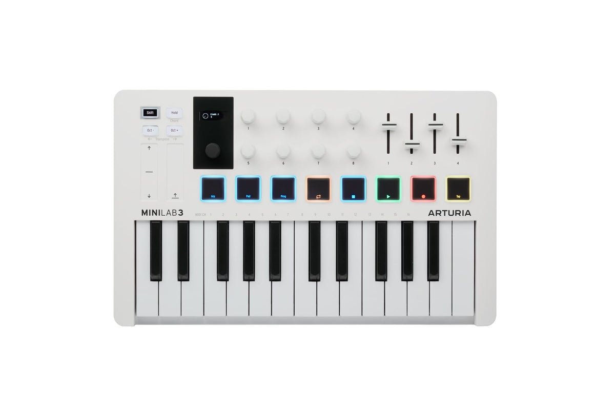 Arturia MiniLab 3, 25 Slim-Key USB-C Midi Controller – ChennaiMusicals