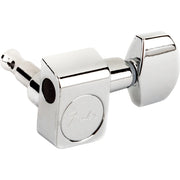 FEN*0037429049 Dual-Pin Guitar Tuning Machine Set - Chrome