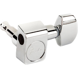 FEN*0037429049 Dual-Pin Guitar Tuning Machine Set - Chrome