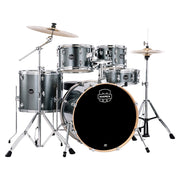 Mapex Venus 5-Pcs Hybrid Acoustic Drum Kit VE5295FTVC With Hardware & Throne - Steel Blue Metallic