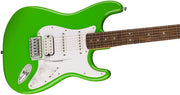 Fender Squier Sonic Stratocaster HSS Indian Laurel Fingerboard Electric Guitar- 0373200535 Lime Green