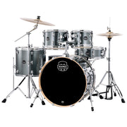 Mapex Venus 5-Pcs Hybrid Acoustic Drum Kit VE5295FTVC With Hardware & Throne - Steel Blue Metallic