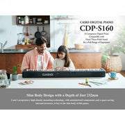 Casio CDP-S160 BK 88-Key Digital Piano