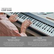 Casio CDP-S160 BK 88-Key Digital Piano