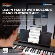 ROLAND FP30X WHITE DIGITAL PIANO