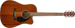 FENDER Dreadnought All Mahogany CD 60SCE