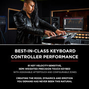 M-AUDIO OXYGEN PRO 61 Keys MIDI KEYBOARD CONTROLLER WITH BEAT PADS