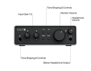 UNIVERSAL AUDIO Volt 1 Gen 2 USB Audio Interface