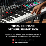 M-AUDIO OXYGEN PRO 61 Keys MIDI KEYBOARD CONTROLLER WITH BEAT PADS