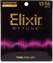 ELIXIR 21102 aco strings ATTUNE phos bronze med 13-056