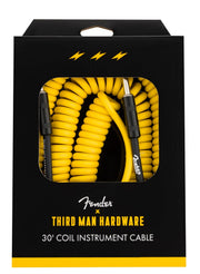 Fender Instrument Coiled Cable 30' Third Man Yellow 0990573029