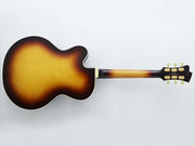 FGN Electric Guitar Masterfield Series Hollow Body -Jazz Burst MFA-FP/JB