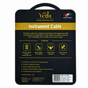 Veda Guitar Cable 4.5M / 15 Ft Jack to Jack Instrument Cable - VDIC15