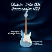 Fender Limited Edition Classic Vibe '60s Stratocaster HSS laurel Ice Blue Metallic -  0374019583