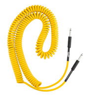Fender Instrument Coiled Cable 30' Third Man Yellow 0990573029