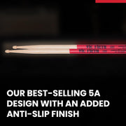 Vic Firth 5AVG American Classic Drum stick wood tip with VIC GRIP