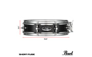 Pearl Short Fuse Piccolo Snare Drum - 3.5 x 13-inch - Black Steel