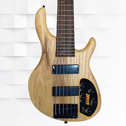 Cort Action DLX VI Plus 6-String Bass Guitar - Open Pore Natural