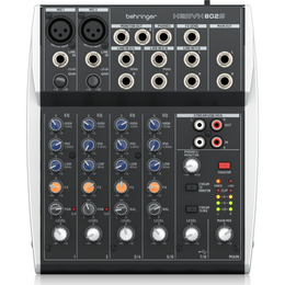 Behringer XENYX802S Premium Analog 8-Input Mixer with USB Streaming Interface