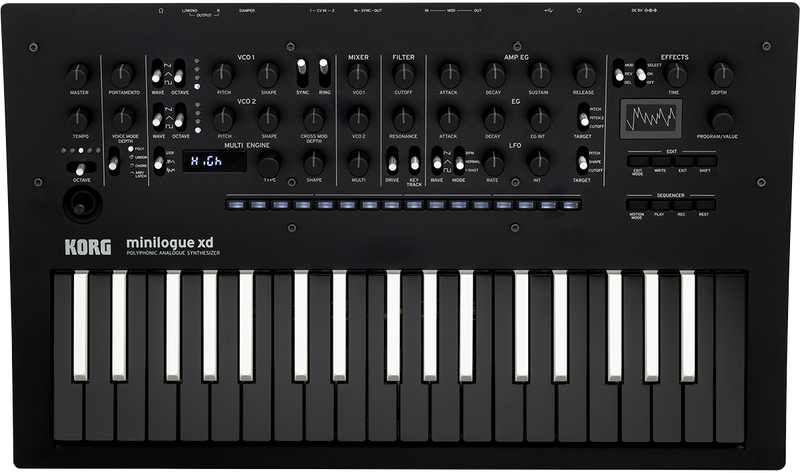 Korg Minilogue XD Inverted Polyphonic Analog Synthesizer BW