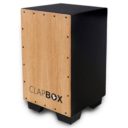 Clapbox Cajon CB11 -Black, Oak