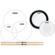 Evans EPP-AMUP-S1-5A American Upgrade Drum Head Pack - Standard (Stick Included)