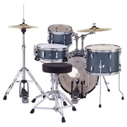 Pearl, Drum Set, 4 Pcs, Roadshow, with Stands & Cymbals -Aqua Blue Glitter RS584C/C