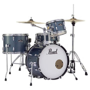 Pearl, Drum Set, 4 Pcs, Roadshow, with Stands & Cymbals -Aqua Blue Glitter RS584C/C