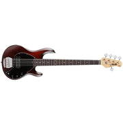 Sterling Sting Ray5 S.U.B. Ray5 Electric Bass Guitar-Walnut Satin/Rosewood