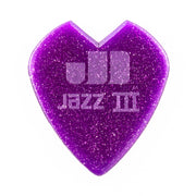 Dunlop Kirk Hammett Jazz Iii Pick Purple Sparkle
