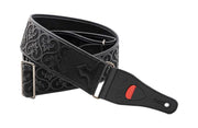 Right On Straps Talisman Deluxe Black Vegan Guitar Strap