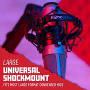 Gator Frameworks GFW-MIC-SM5560 Universal Shock Mount 55 mm - 60 mm