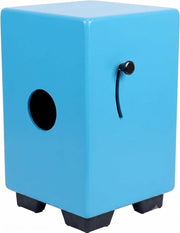 Clapbox Adjustable Snare Cajon CB42 - Nirvana Blue, Birch Wood (H:50 W:30 L:30) - 3 Internal Snares