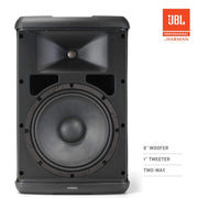 JBL Professional EON ONE Compact - All-in-One Battery-Powered Portable PA with Professional-Grade PA Mixer - Black