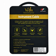 Veda Guitar Cable 7.5M / 25 Ft Jack to Jack Instrument Cable - VDIC25