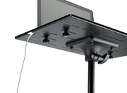 Konig & Meyer Laptop Stand with Clamping Elements -Black 12185-000-55
