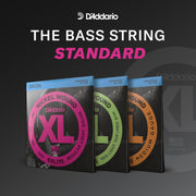 D'Addario EXL170 Nickel Wound Bass Guitar Strings, Light, 45-100, Long Scale
