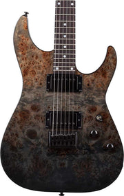 SCHECTER Electric Guitar SCH C1 Blk Fade Burst Burl