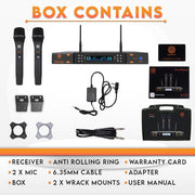 Digimore D-335 Dual Wireless Microphone System