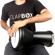 Clapbox Darbuka- Aluminum (9 Inches, Black)