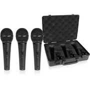 Behringer XM1800S 3-Dynamic Cardioid Vocal and Instrument Microphones