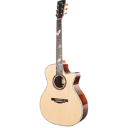 TYMA M3 Custom Series All-Solid Grand Auditorium with Premium Inlays Semi-Acoustic Guitar