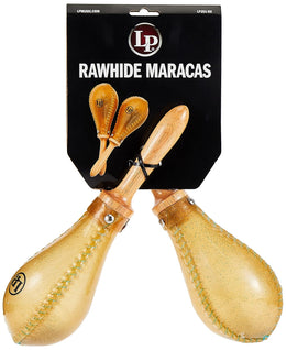 Latin Percussion LP393-RH Salsa Rawhide Maracas Natural