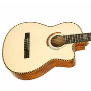 CORT Solencanto Electro Acoustic Guitar W/case WBL - White Blonde