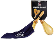 Latin Percussion LP393-RH Salsa Rawhide Maracas Natural