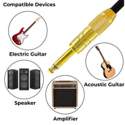 Veda Guitar Cable 3 Mtr/10 Feet - VDIC10